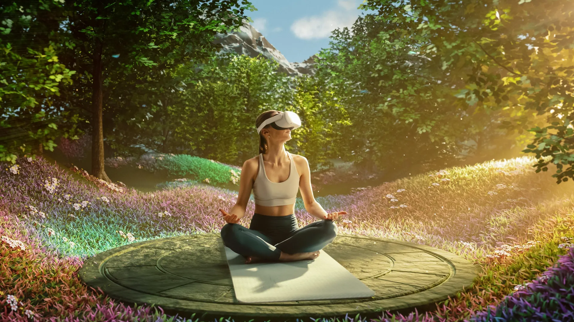 يعيد استخدام غابات VR متعددة الحواس عقلك ورفع مزاج - Study يؤكد