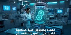 علماء يطورون خلية صناعية قادرة على النمو والانقسام